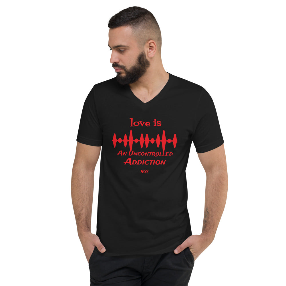 Addiction V-Neck T-Shirt
