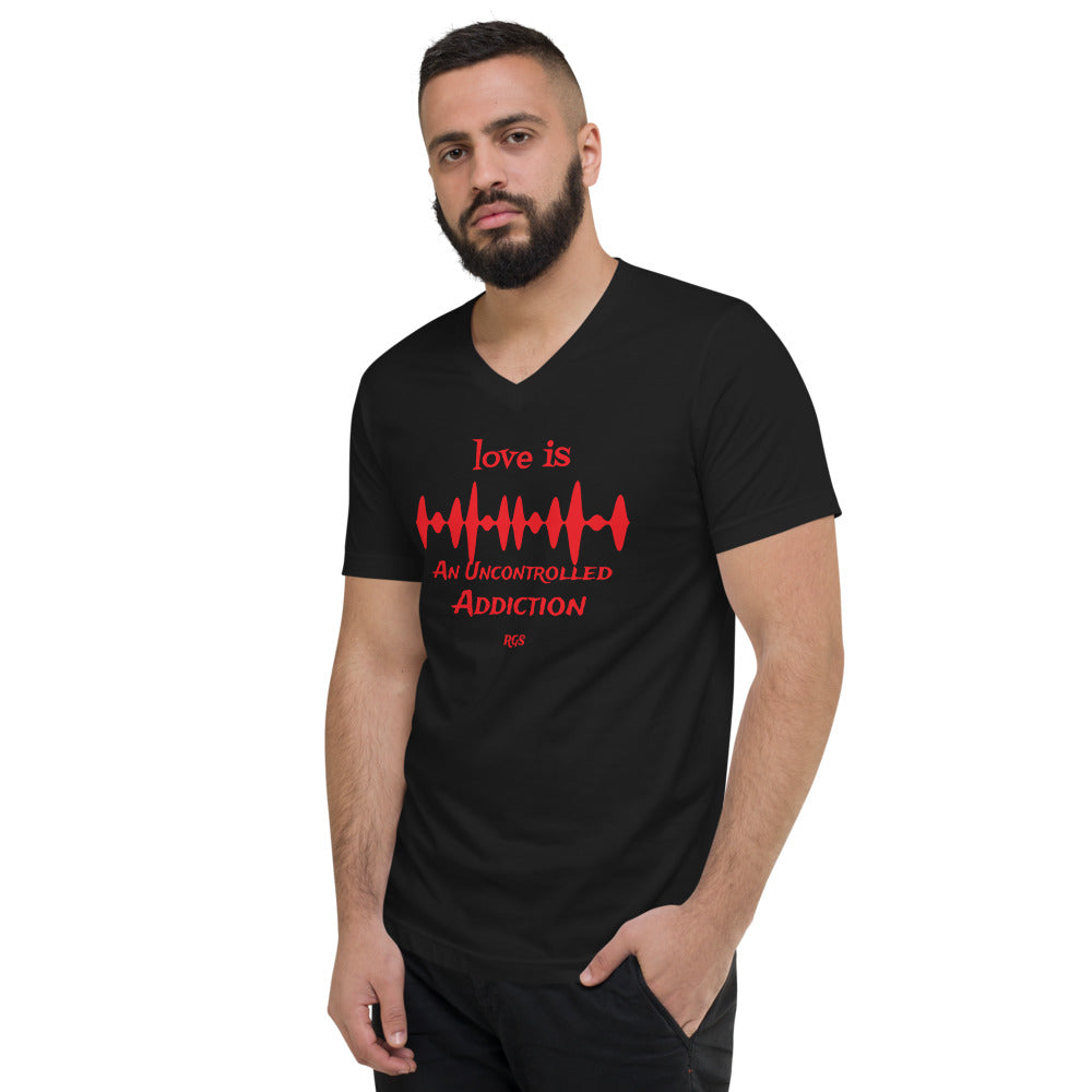 Addiction V-Neck T-Shirt