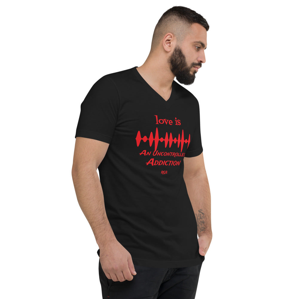 Addiction V-Neck T-Shirt