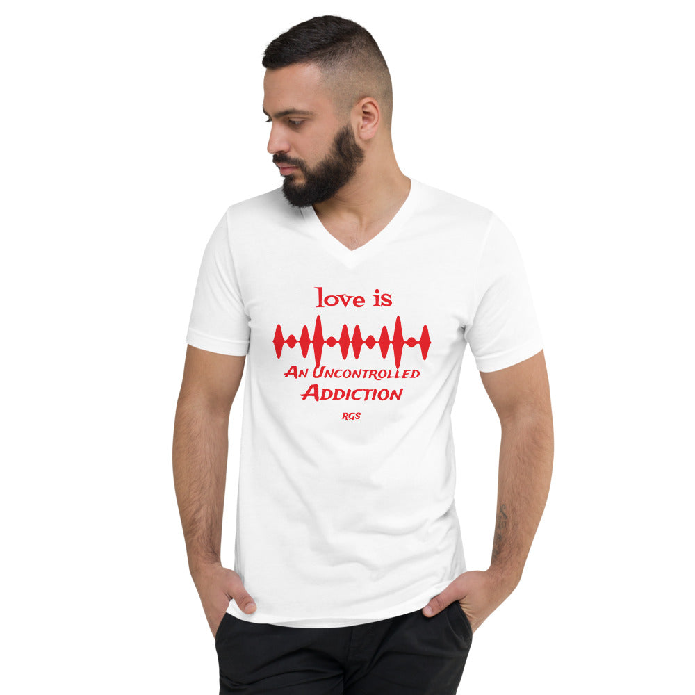 Addiction V-Neck T-Shirt