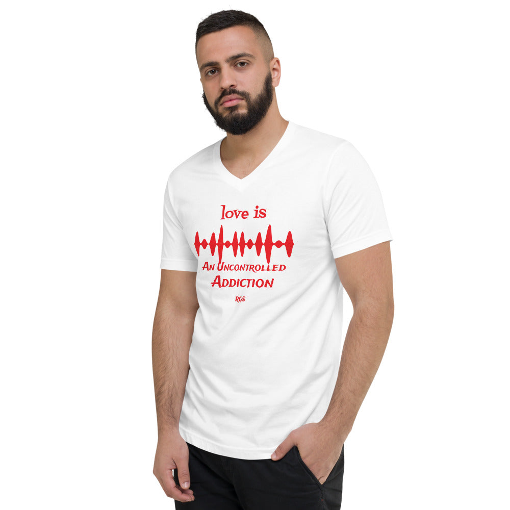 Addiction V-Neck T-Shirt