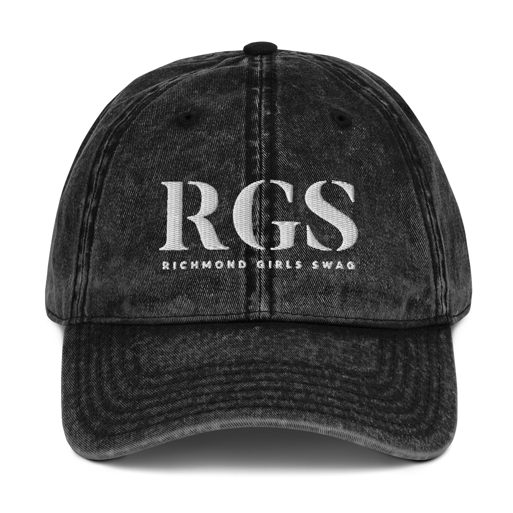 Vintage Cotton Twill Cap Richmond Girl Swag