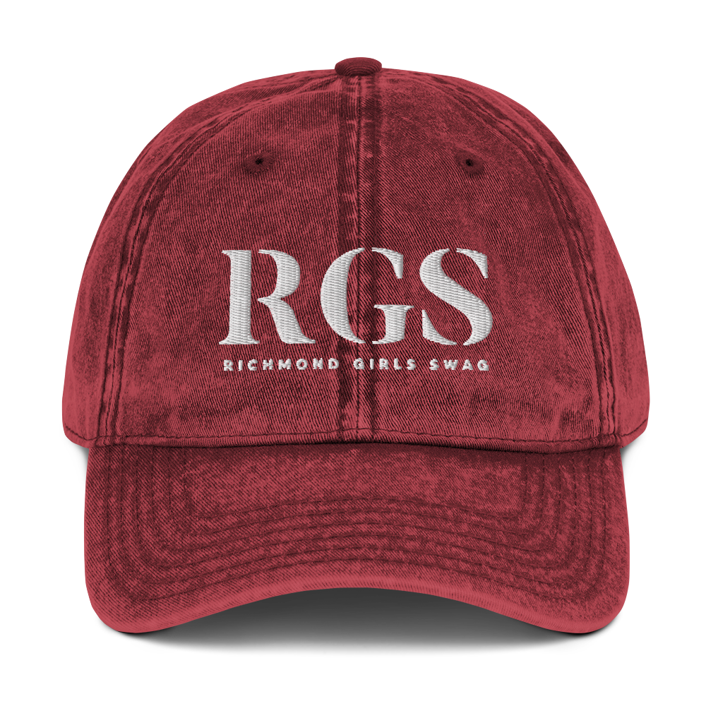 Vintage Cotton Twill Cap Richmond Girl Swag