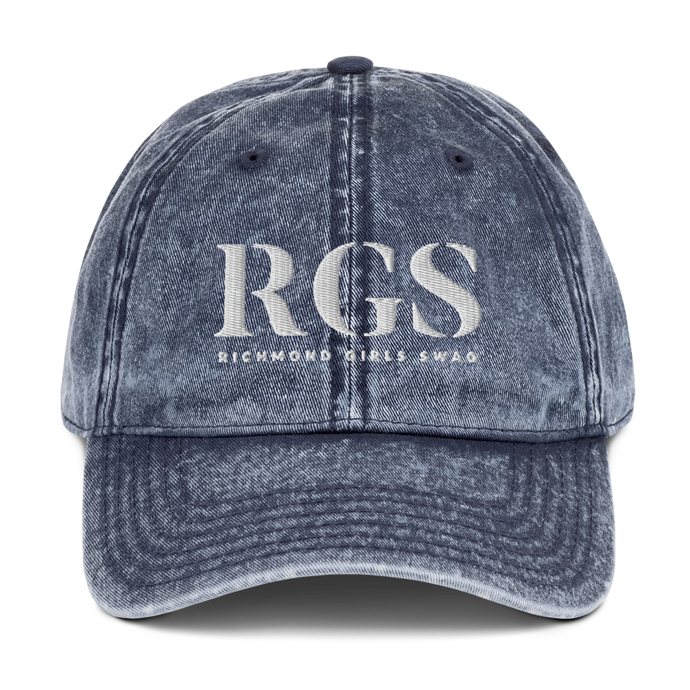 Vintage Cotton Twill Cap Richmond Girl Swag