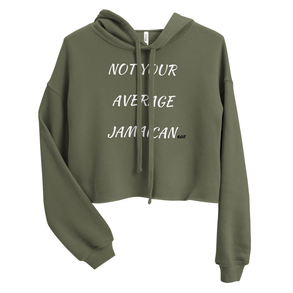Average Jamaican Crop Hoodie