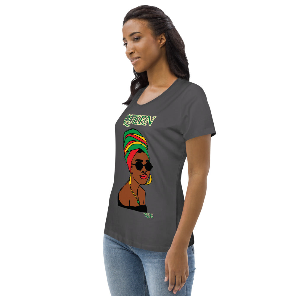Queen Women's fitted eco tee
