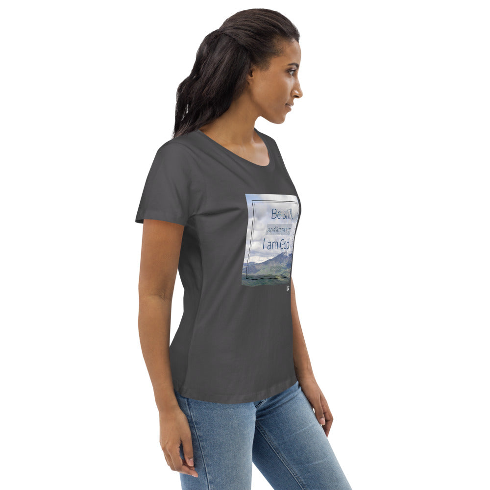 Be Still Women's fitted eco tee