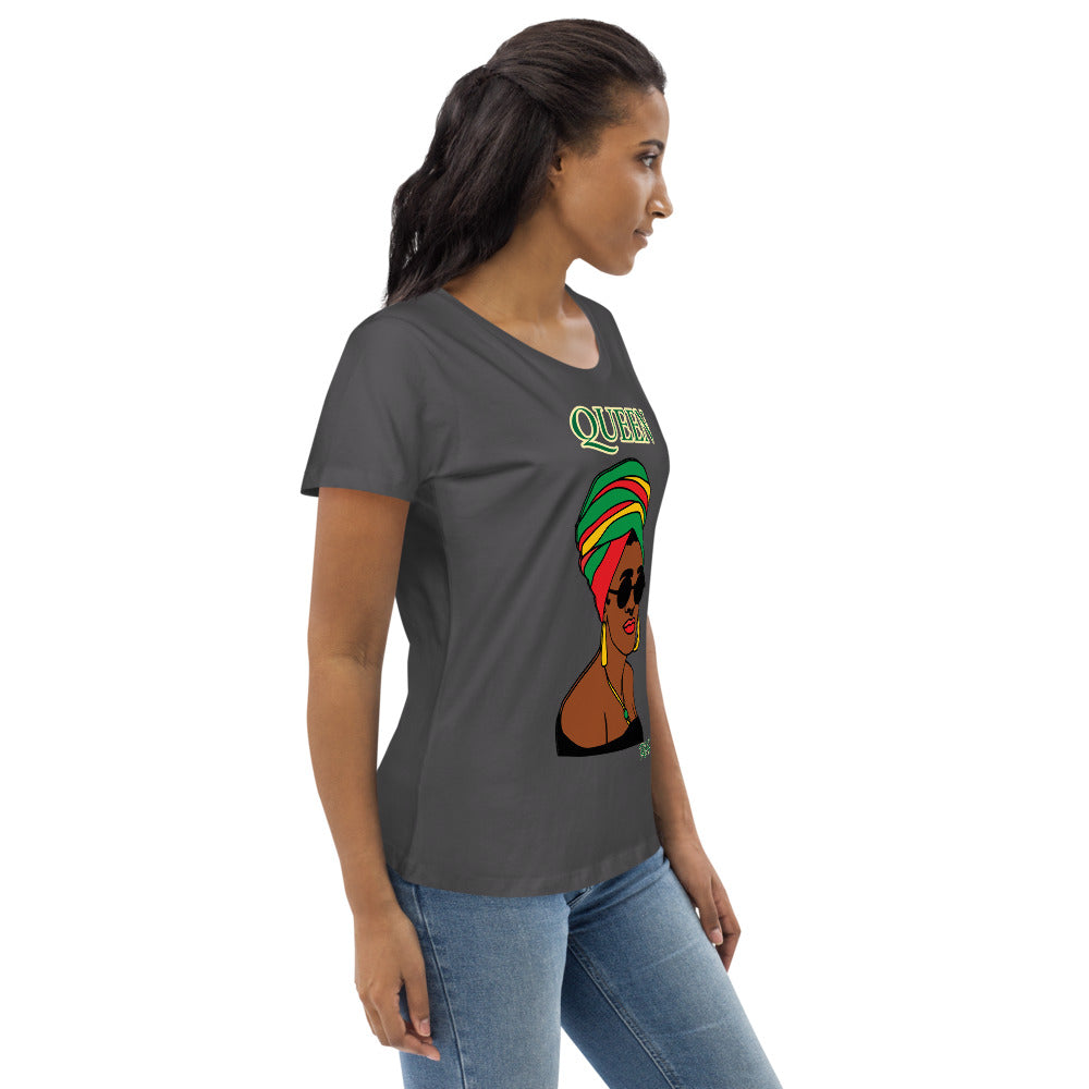 Queen Women's fitted eco tee