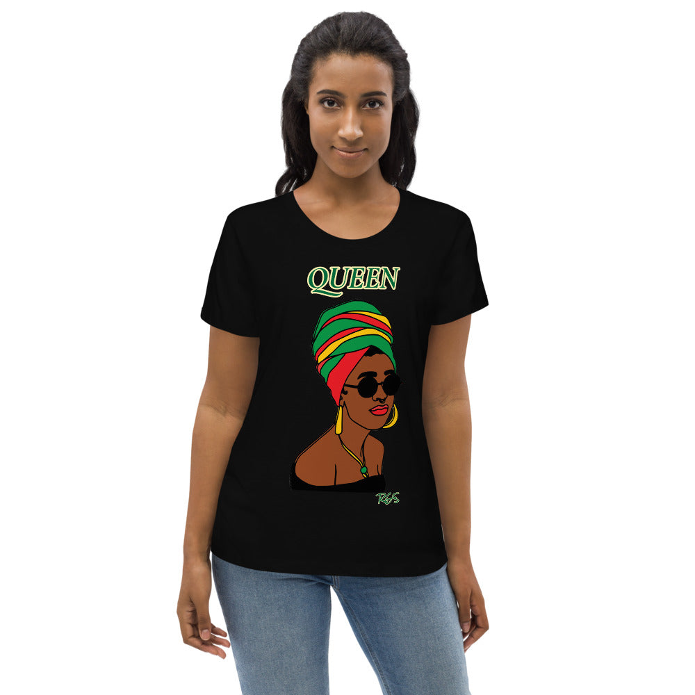 Queen Women's fitted eco tee