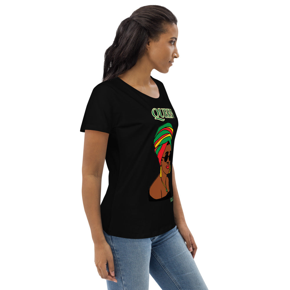 Queen Women's fitted eco tee