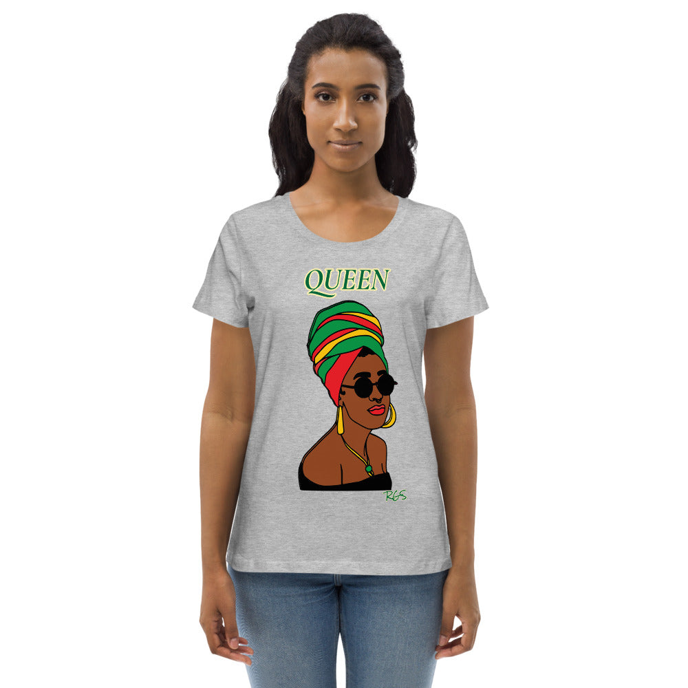 Queen Women's fitted eco tee