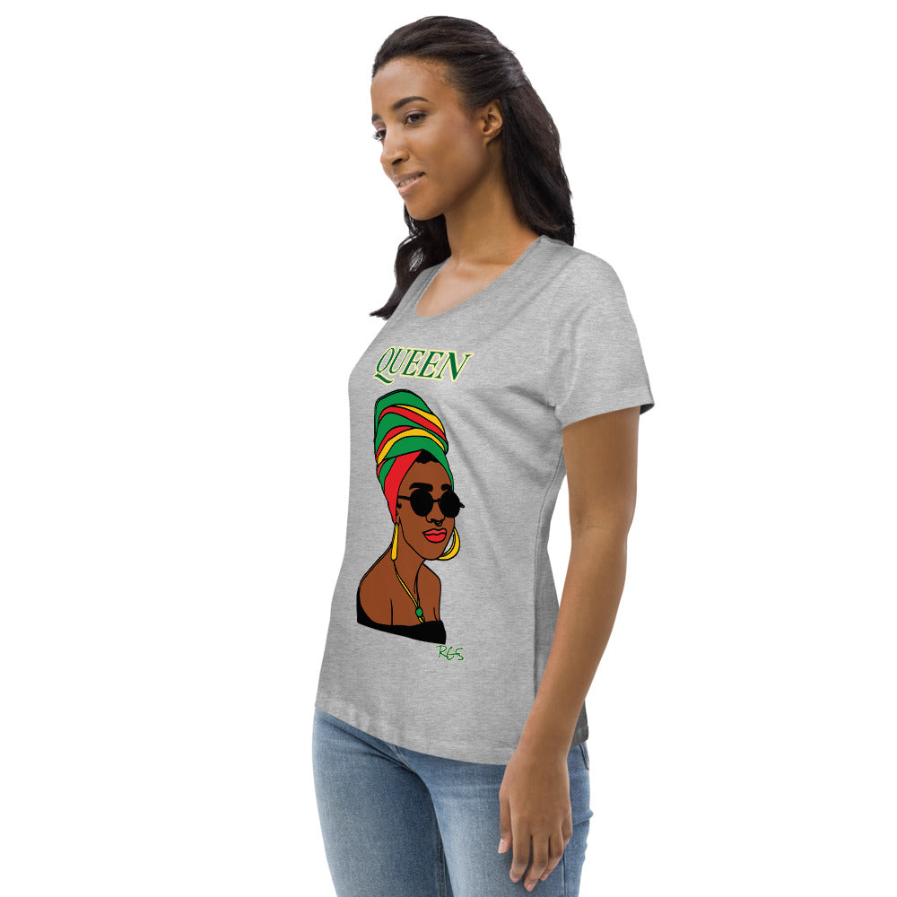 Queen Women's fitted eco tee