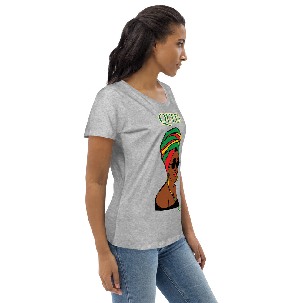 Queen Women's fitted eco tee