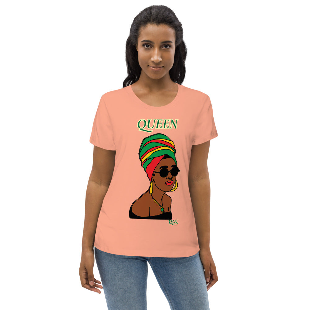 Queen Women's fitted eco tee