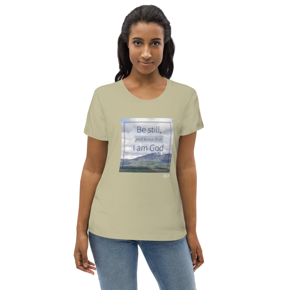 Be Still Women's fitted eco tee