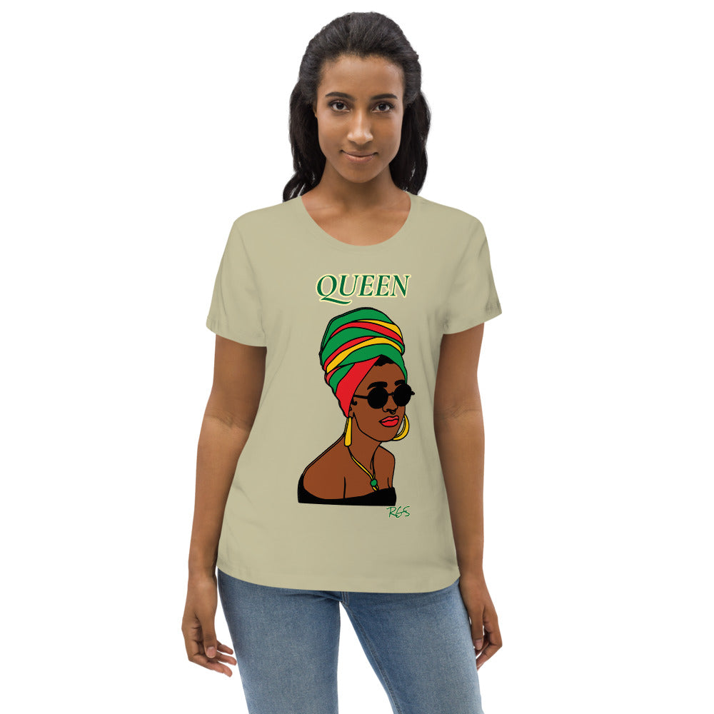 Queen Women's fitted eco tee