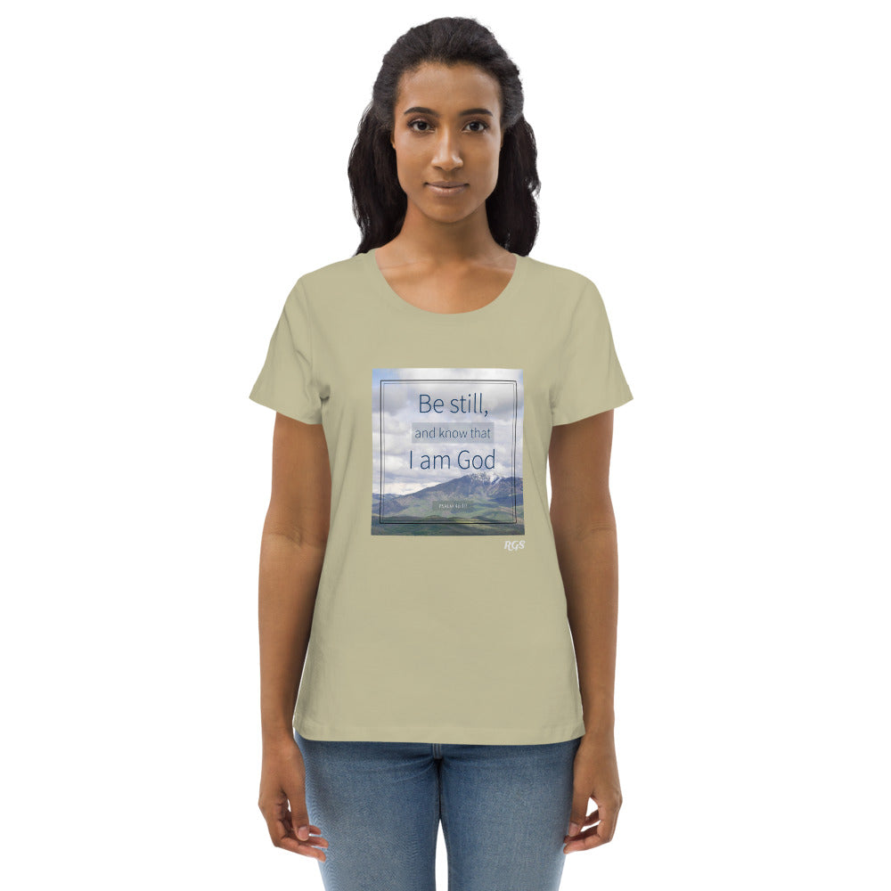 Be Still Women's fitted eco tee