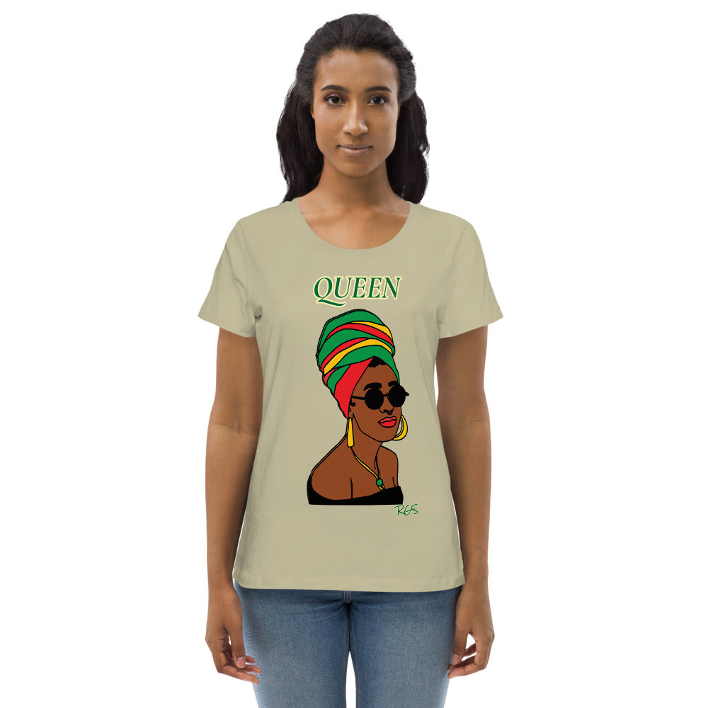 Queen Women's fitted eco tee