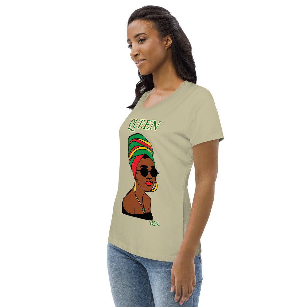 Queen Women's fitted eco tee