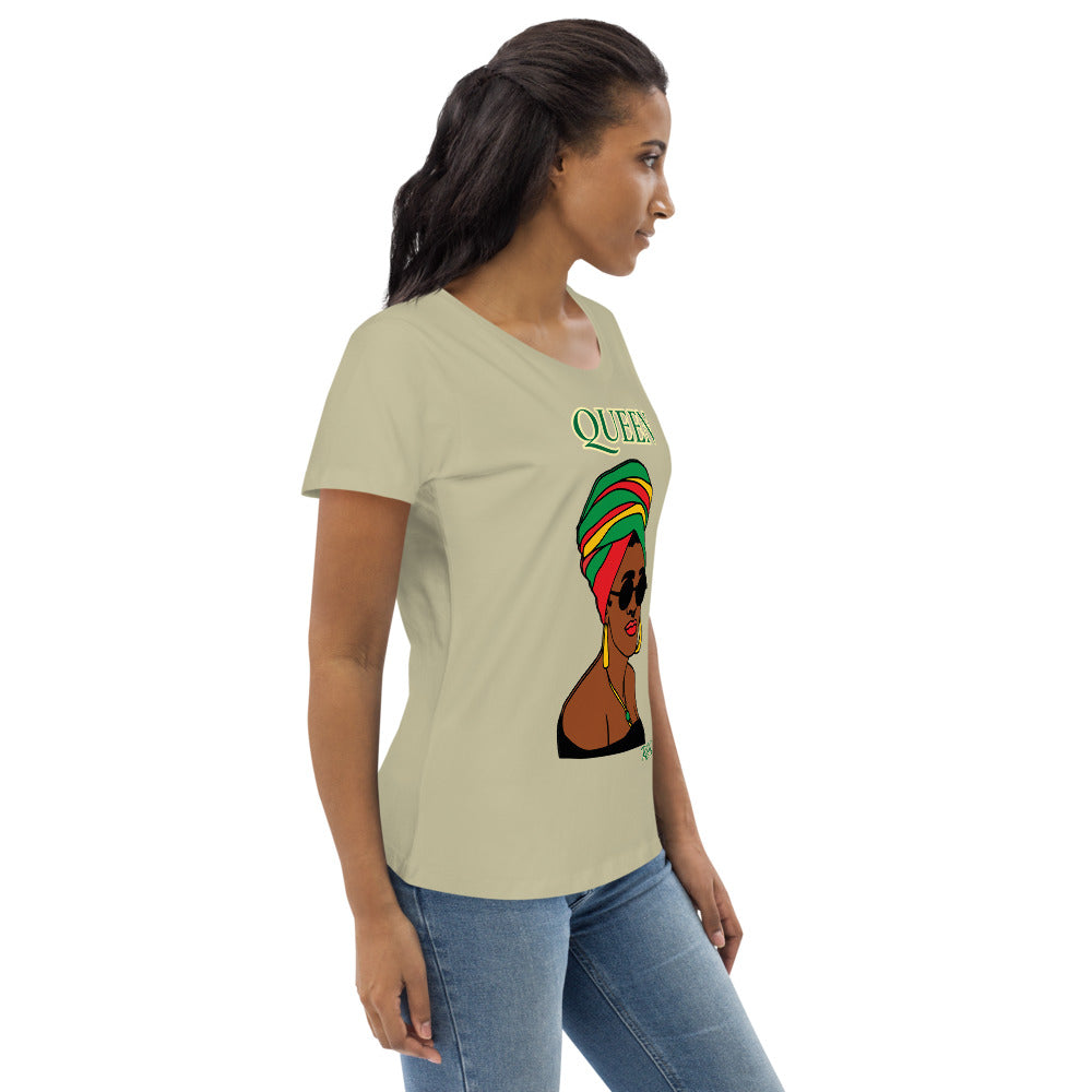 Queen Women's fitted eco tee