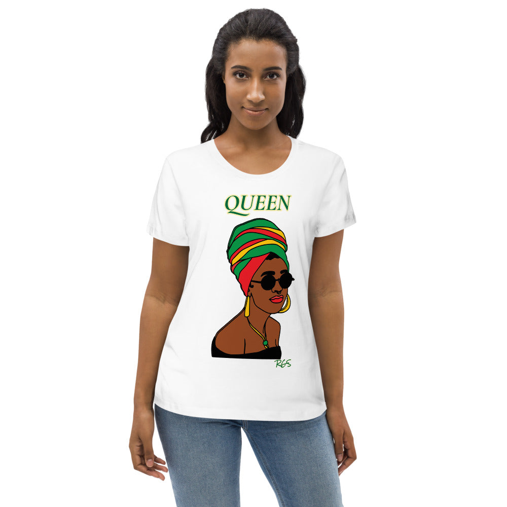 Queen Women's fitted eco tee