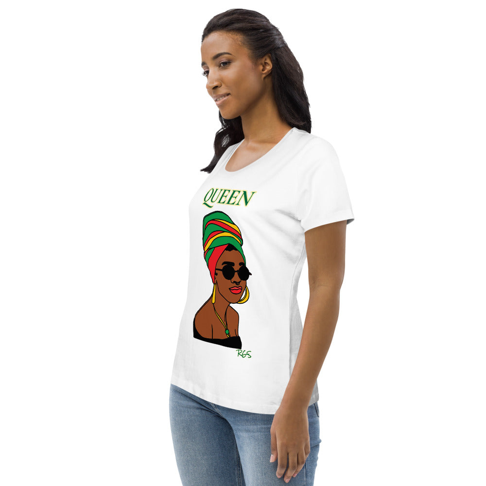 Queen Women's fitted eco tee