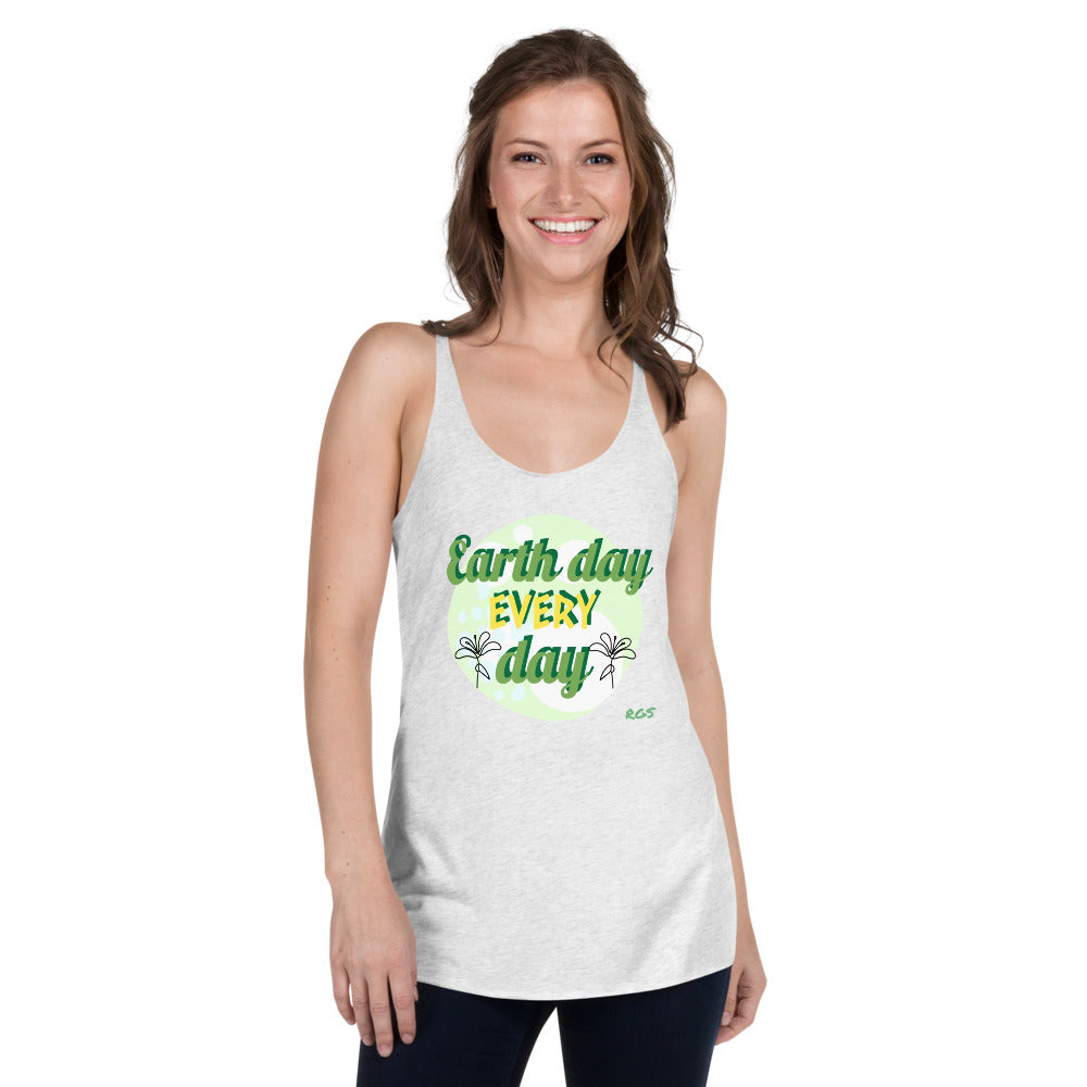 Earth Day Racer back Tank