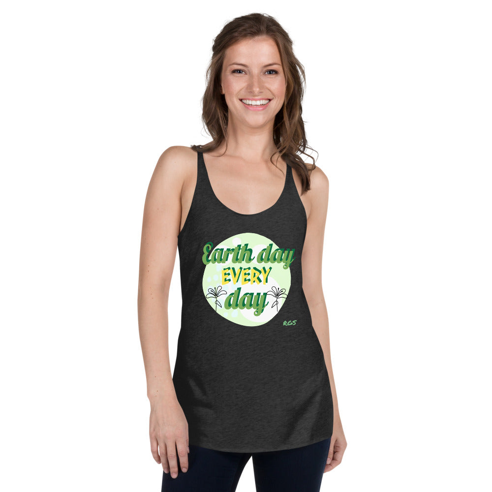 Earth Day Racer back Tank