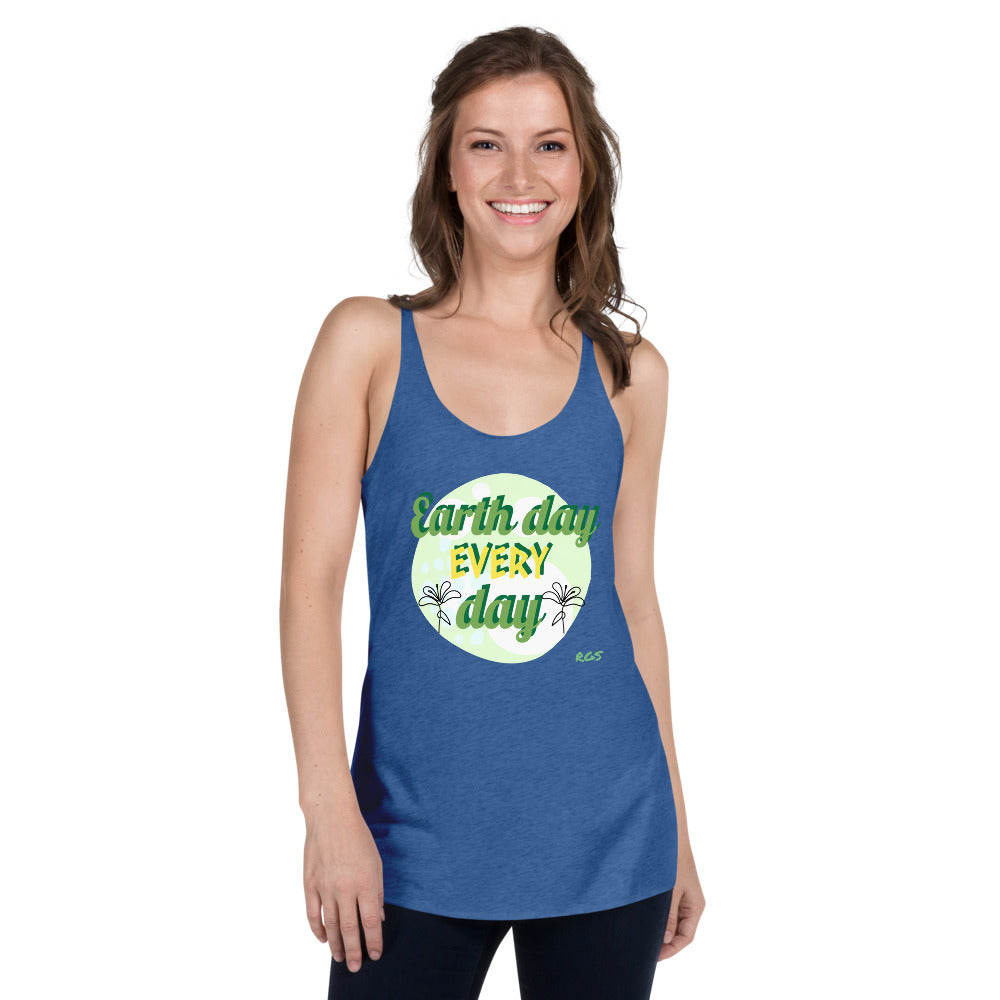 Earth Day Racer back Tank