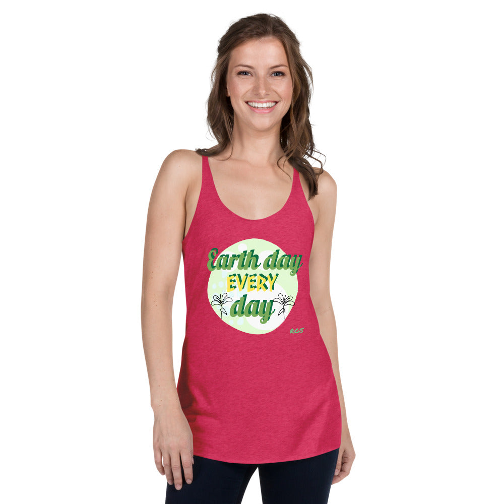 Earth Day Racer back Tank