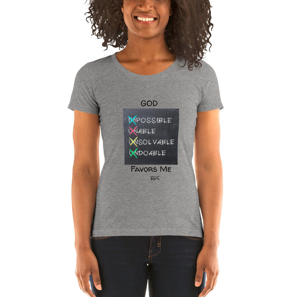 God Favors Me Woman T-shirt